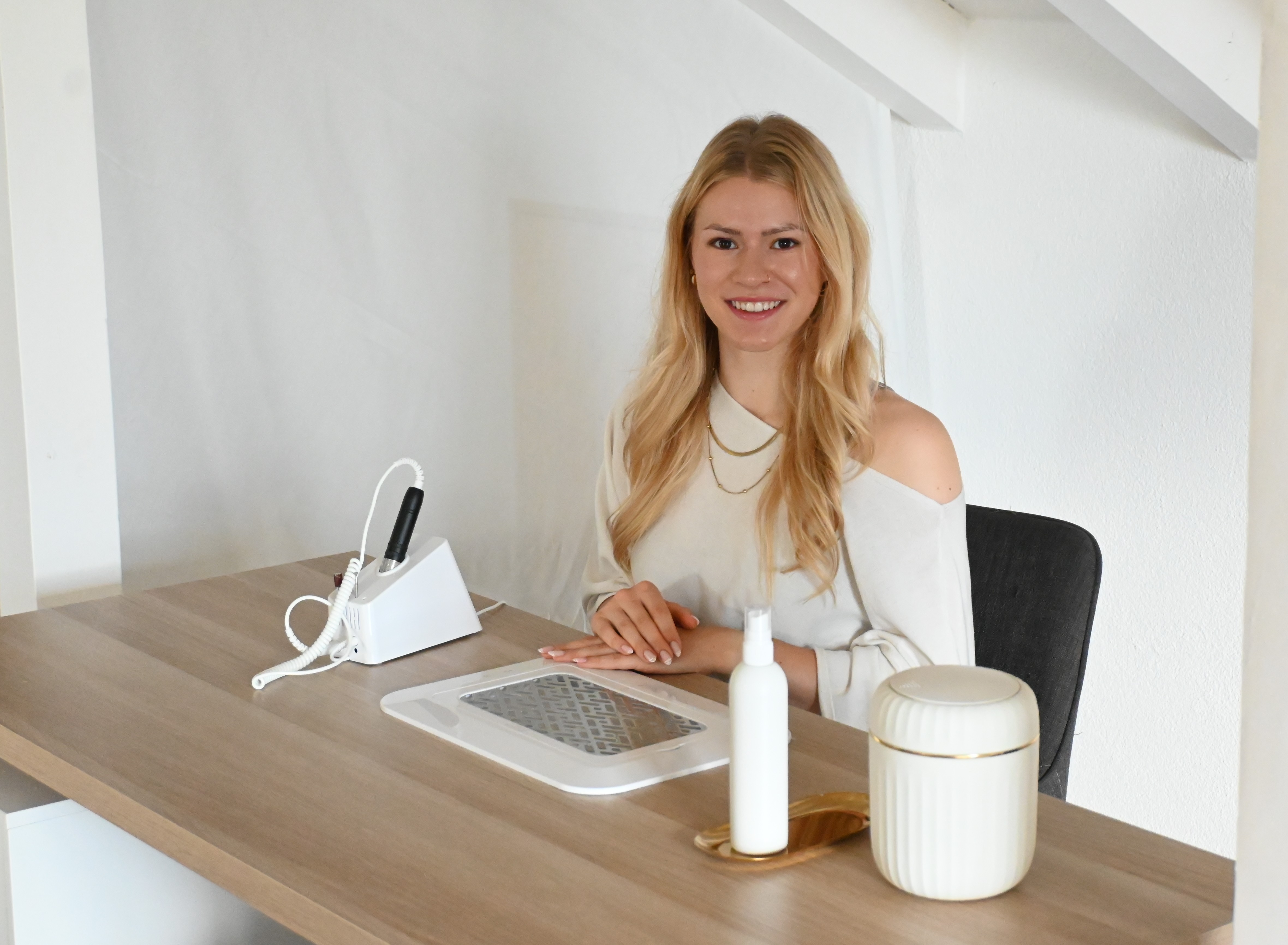 Amanda in ihrem Homestudio