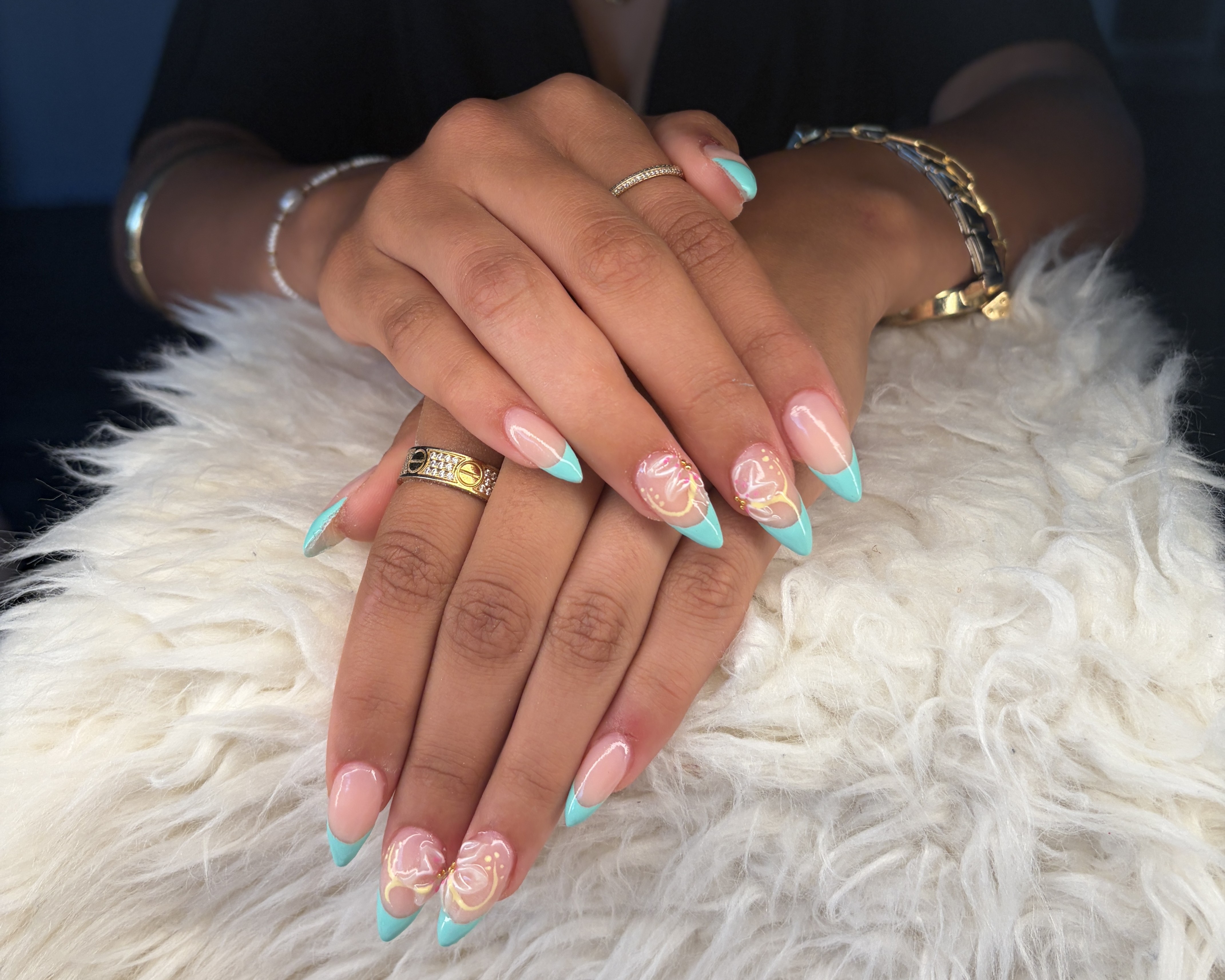 Summer Nails Türkis